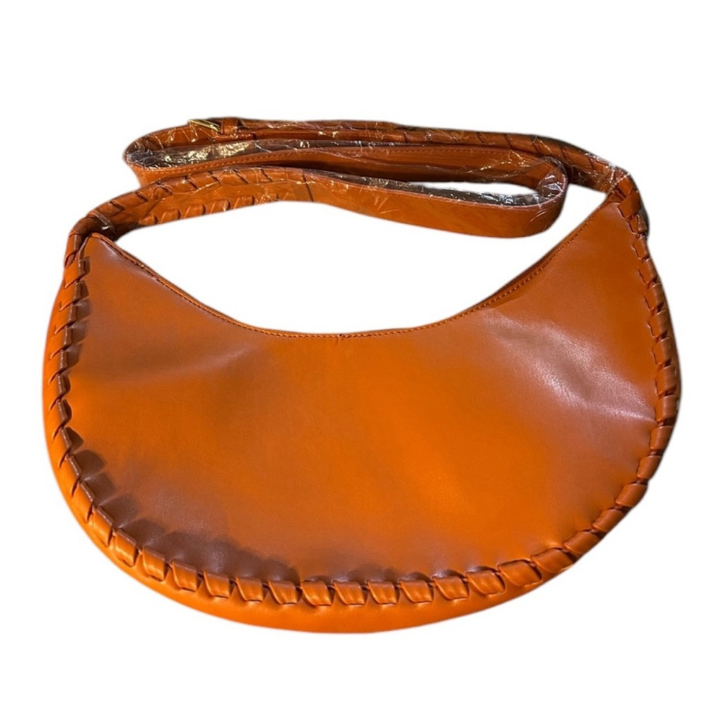 JULES KAE NWOT Zola Vegan Hobo Bag in Orange